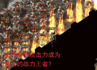 如何提升攻击力成为真正的战力王者? 如何提升攻击力成为真正的战力王者?