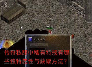 传奇私服中稀有特戒有哪些独特属性与获取方法? 传奇私服中稀有特戒有哪些独特属性与获取方法?