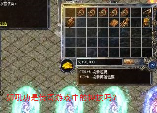 ʨ���Ǵ�����Ϸ�е�����