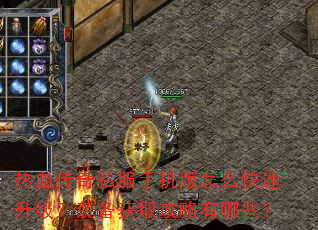 热血传奇私服手机版怎么快速升级?装备获取攻略有哪些? 热血传奇私服手机版怎么快速升级?装备获取攻略有哪些?