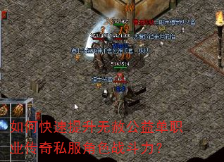 如何快速提升无赦公益单职业传奇私服角色战斗力? 如何快速提升无赦公益单职业传奇私服角色战斗力?